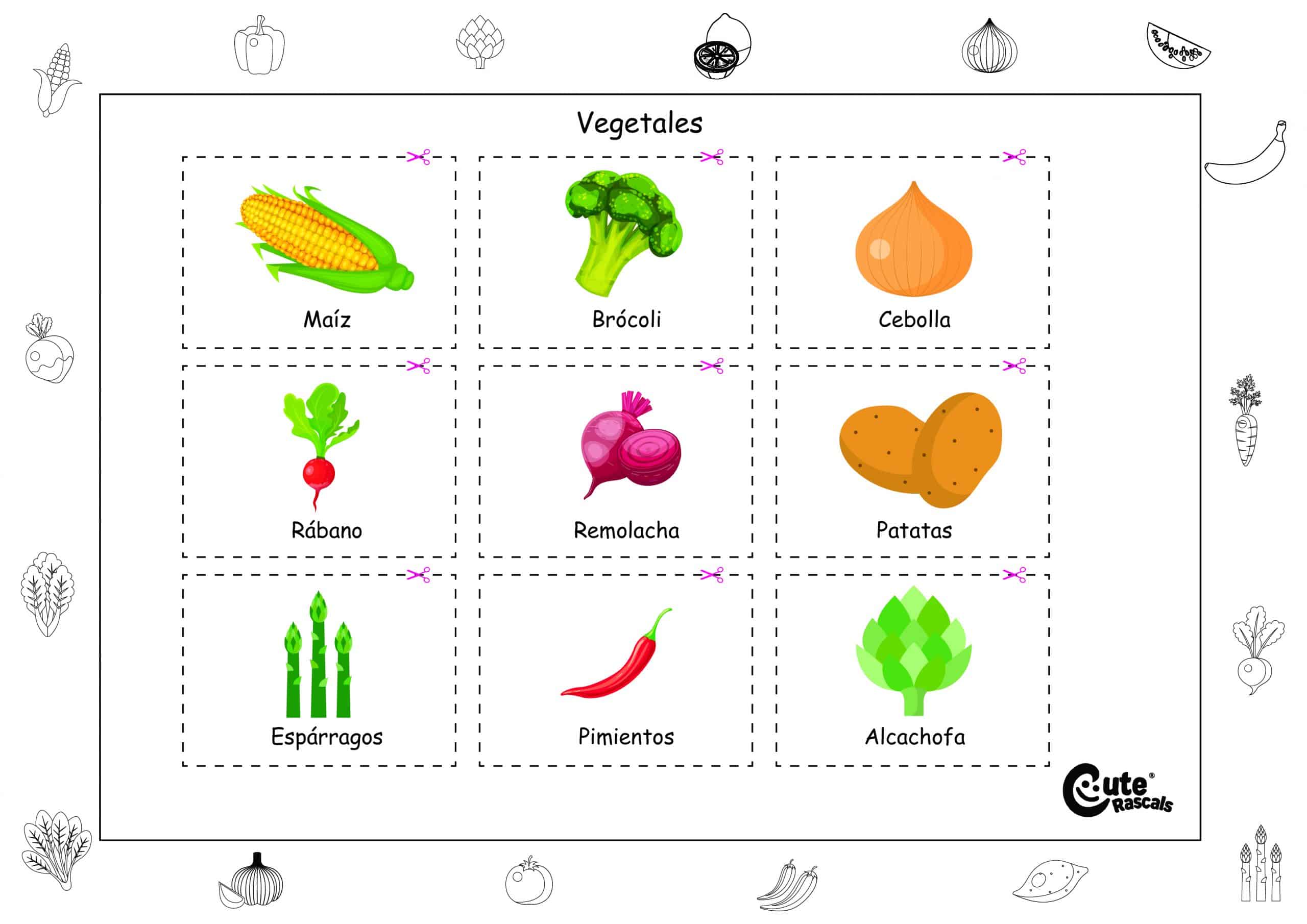 Vegetable Spelling for Children for Thanksgiving (46 Years Old) Cute