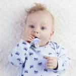 Baby with pacifier