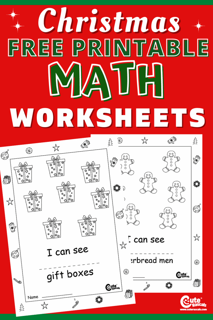 Easy and fun simple math counting worksheets for kids.