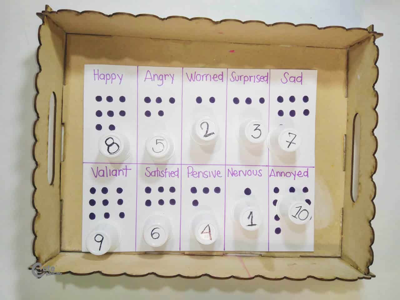 Make counting feelings Valentine's Day Crafts