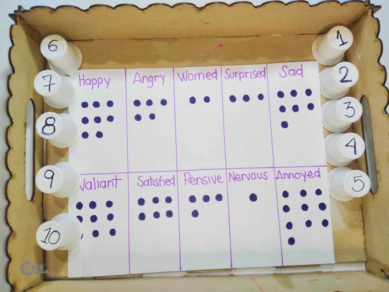 Materials counting feelings