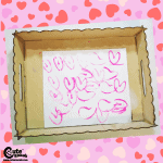 Fun Stamping Heart Valentines Day Art Home Activity for Kids (4-6 Year Olds)