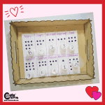 Valentine's Day Crafts to Teach Kids Counting and Feelings Number Activity (4-6 Year Olds)