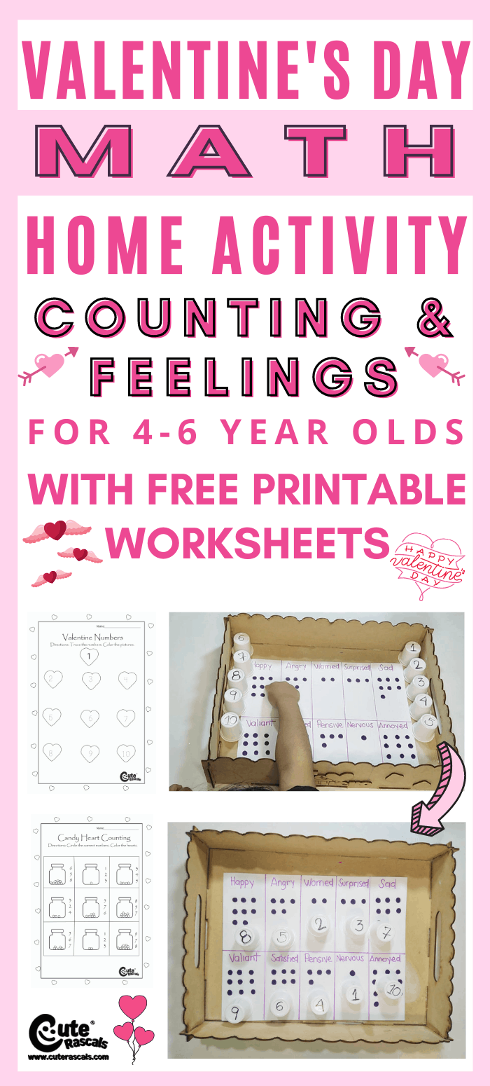 Easy and fun Valentines day home activity for preschoolers.