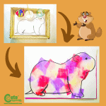 Groundhog Water Art for Preschoolers Montessori Worksheets (4-6 Year Olds)