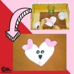 Heart Shaped Dog Valentines Day Kids Crafts Montessori Worksheets (4-6 Year Olds)