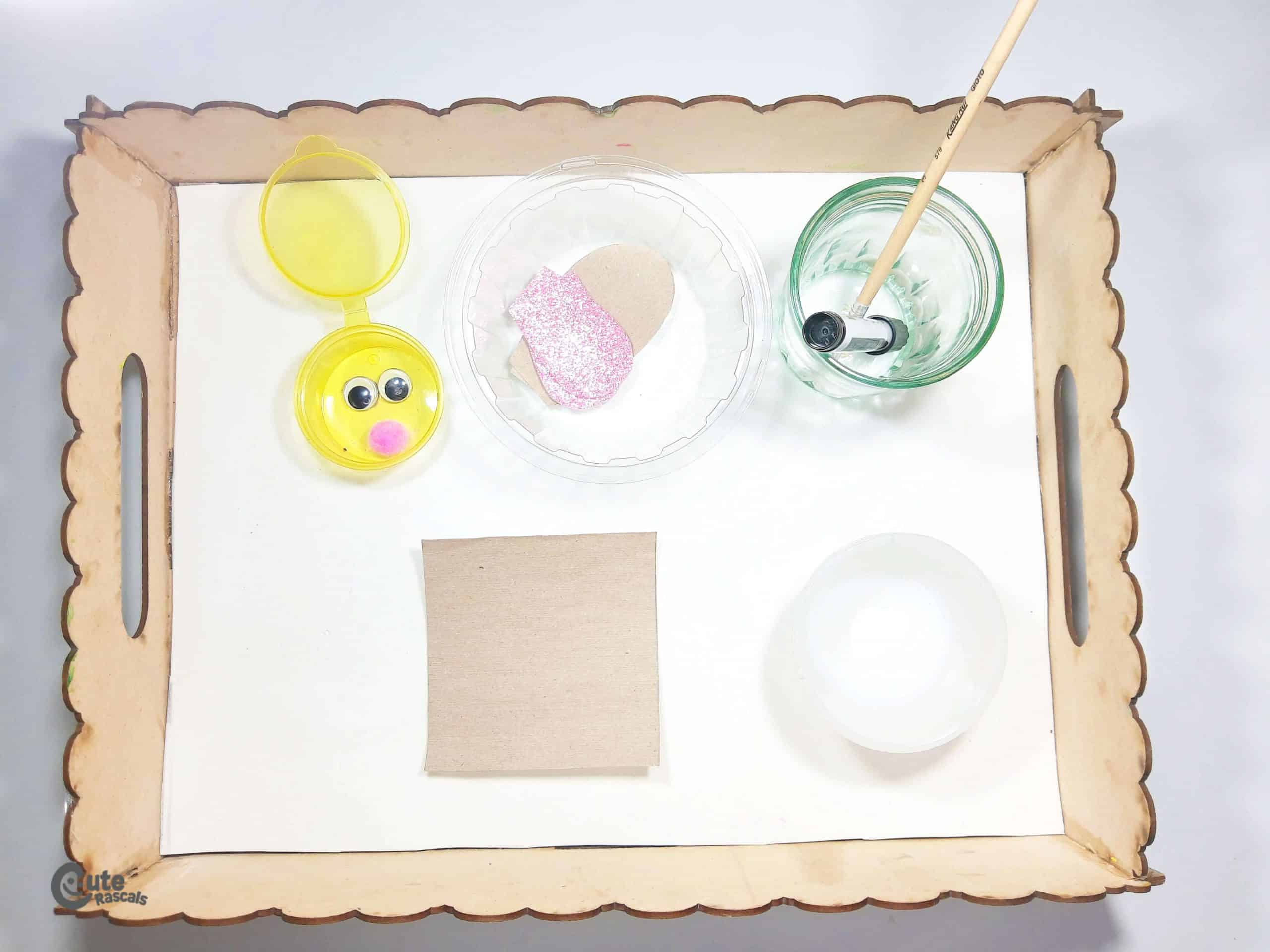 Materials Rabbit Handcraft Activity. Easter bunny crafts for kids