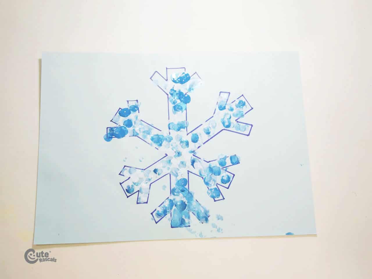 Materials Snowflake Drawing Painting
