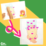 St. Patrick's Day Leprechaun Sticking Stickers Montessori Preschool Activities Worksheets (4-6 Year Olds)