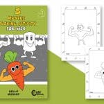 5 Strong Muscle Coloring Pages for Kids to Learn