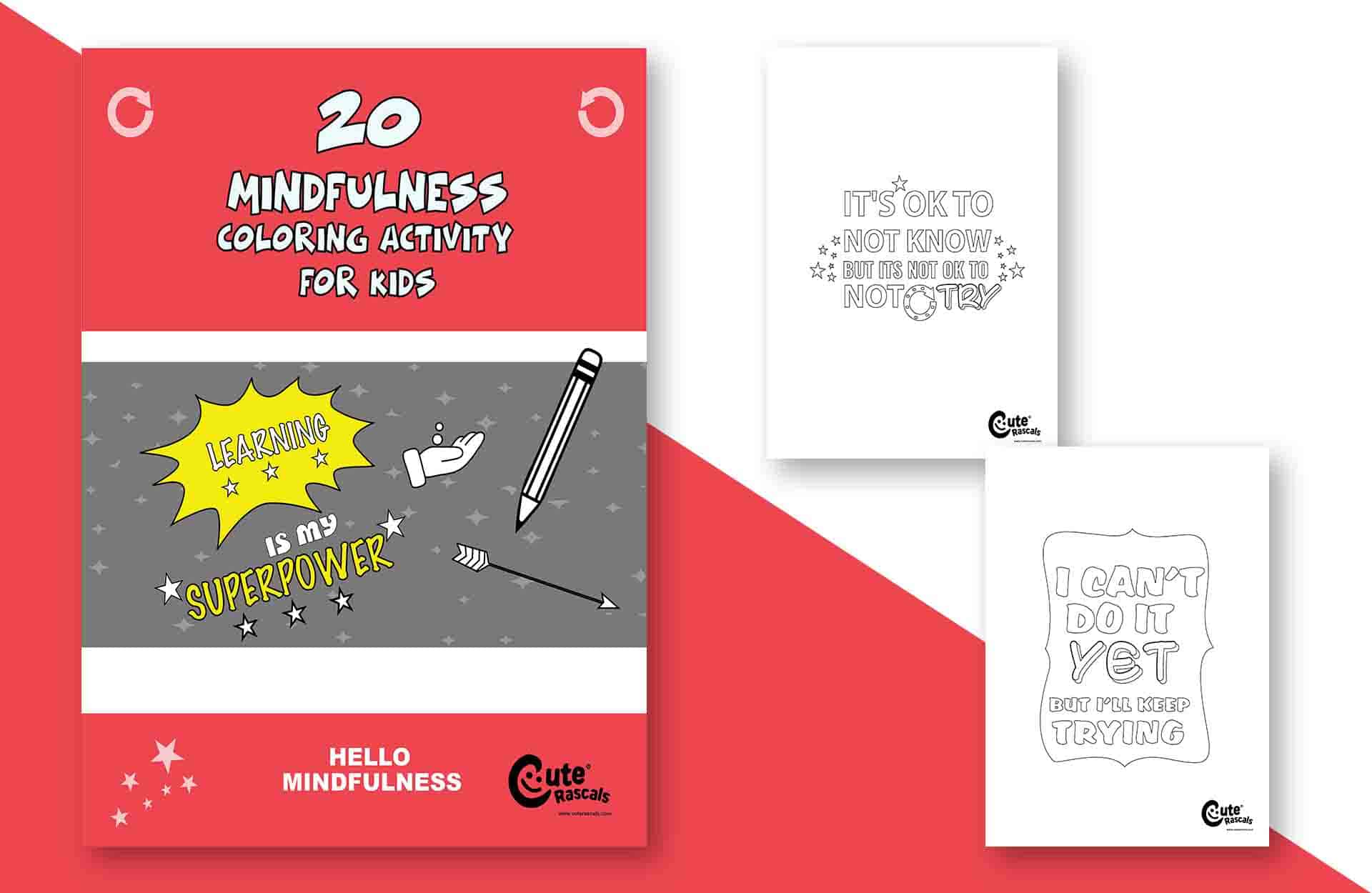 Easy! 20 Mindful Coloring Pages For Your Kid's Development