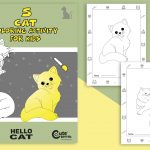 5 Amazingly Cute Cat Coloring Pages for Kids' Playtime