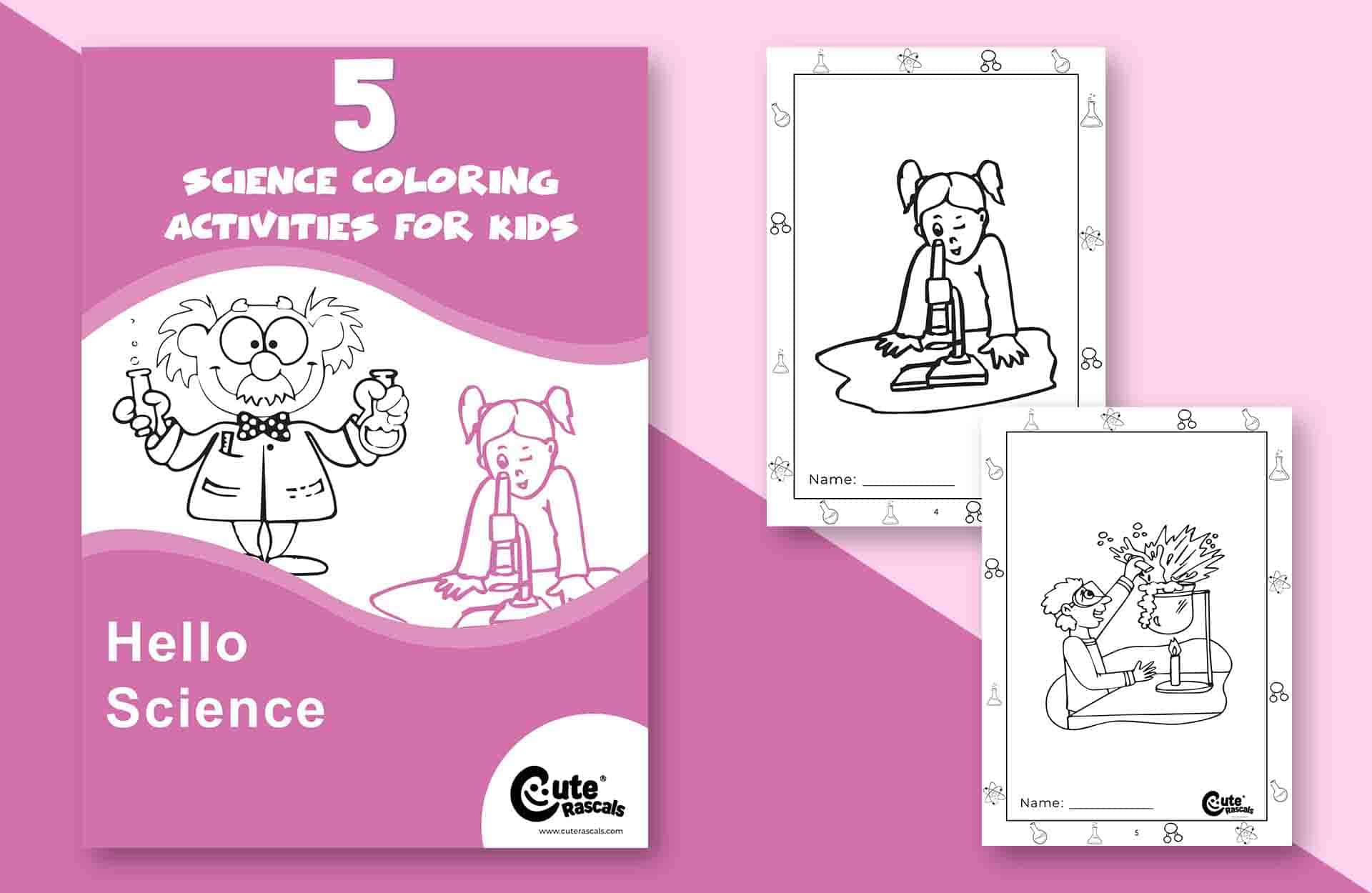 5 Science Coloring Activities for Kids to Be Smart