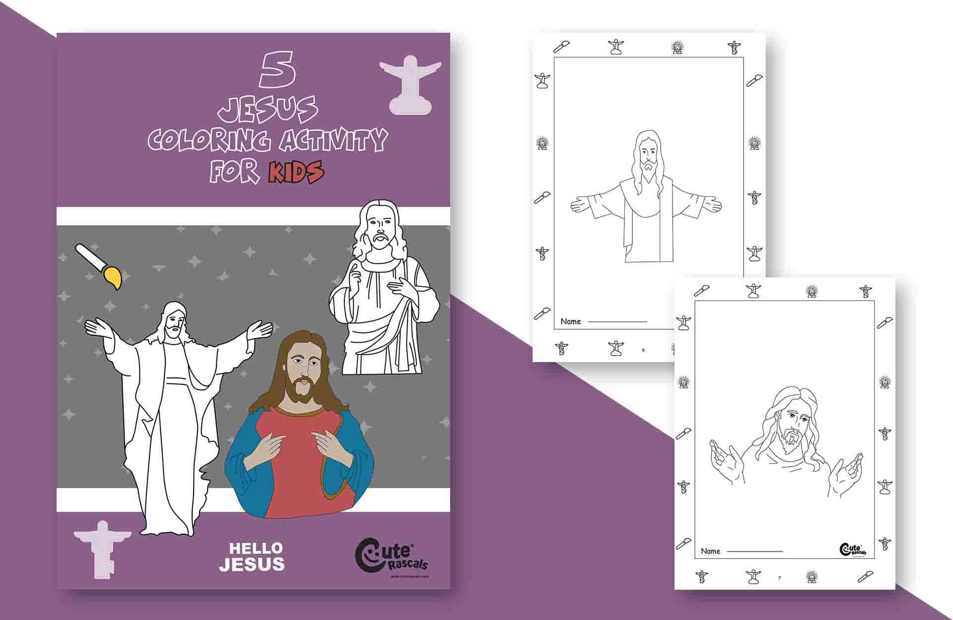 5 Jesus Coloring Pages for Kids to Strengthen Their Faith