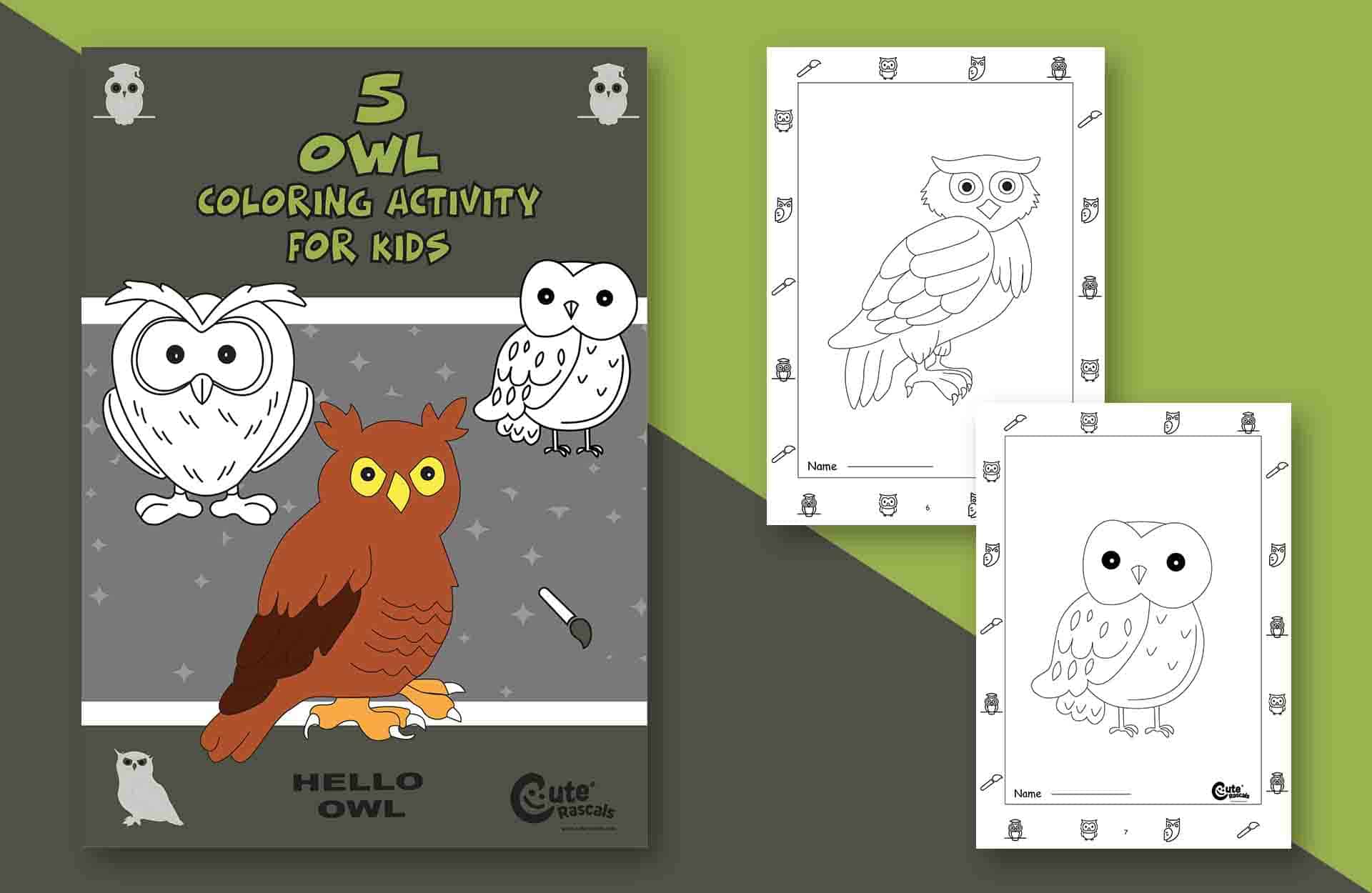 Top 5 Smart Owl Coloring Pages for Kids to Enjoy