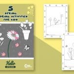 Warm Spring Coloring Pages: 5 Sheets for Kids' Playtime