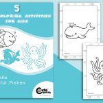 Cute Fish Coloring Pages (5 Sheets for Kids to Color)