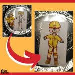 Dress the Fireman Craft Firefighter Activities for Preschoolers Montessori Worksheets (4-6 Year Olds)