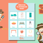 Extremely Simple Indoor Scavenger Hunt For Kids to Have Fun