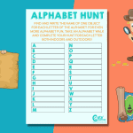 Excellent Alphabet Scavenger Hunt For Kids: Indoor Adventure
