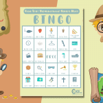 The best camping scavenger hunt for kids to play bingo Outdoors