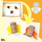 Angels with Rubber Bands Fine Motor Skills Activity for Preschoolers Montessori Worksheets (4-6 Year Olds)