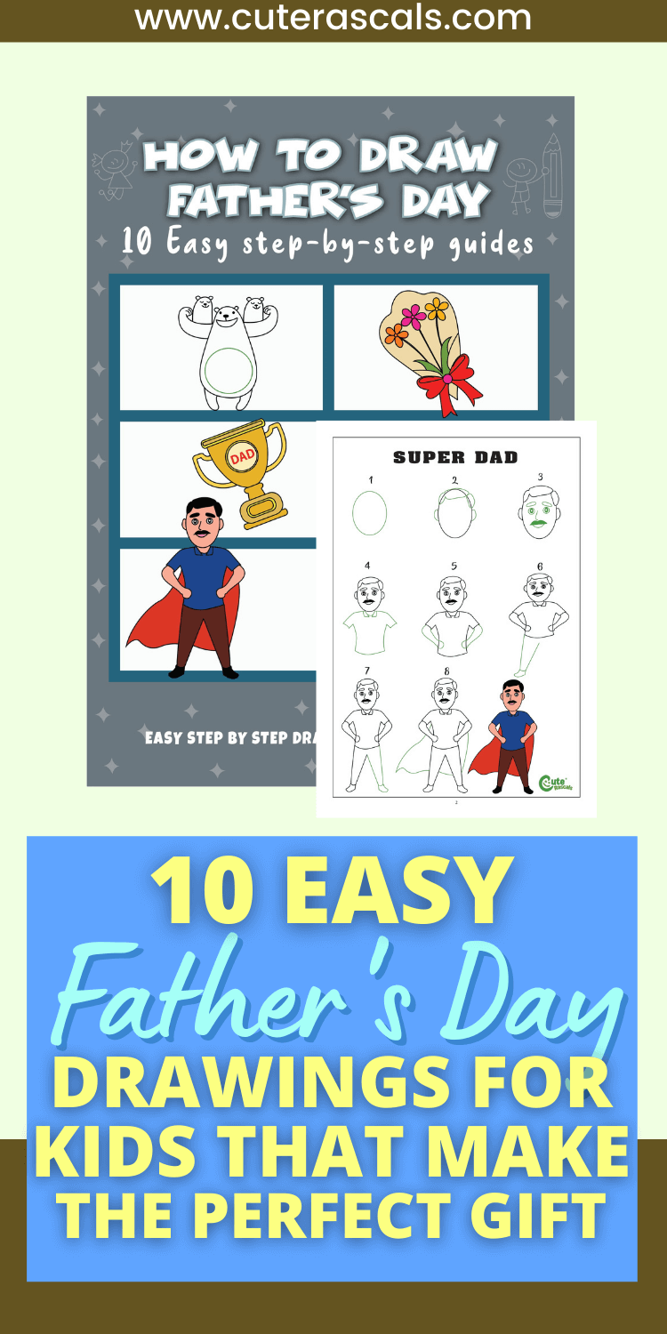10 Easy Father'S Day Drawings For Kids That Make The Perfect Gift