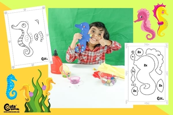 Creative Seahorse Activity Worksheets (4-6 Year Olds)