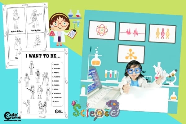 Follow Your Dreams Role Play Activity for Kids Worksheets (4-6 Year Olds)