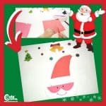 Dancing Santa Claus Craft for Kids Handcraft Worksheets (4-6 Year Olds)