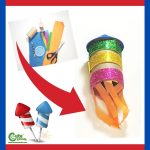 New Year Fireworks DIY Paper Rocket Craft Worksheets (4-6 Year Olds)