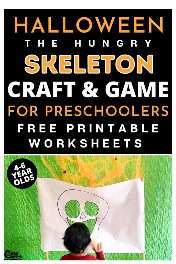 Hungry skeleton easy Halloween games for kids